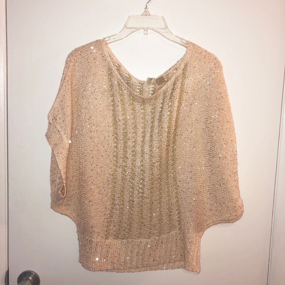 GORGEOUS Sparkly Knitted Blouse